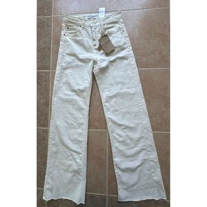 BROWNIE Maria Cropped  Straight ecru jeans organic cotton Women Size‎ XS